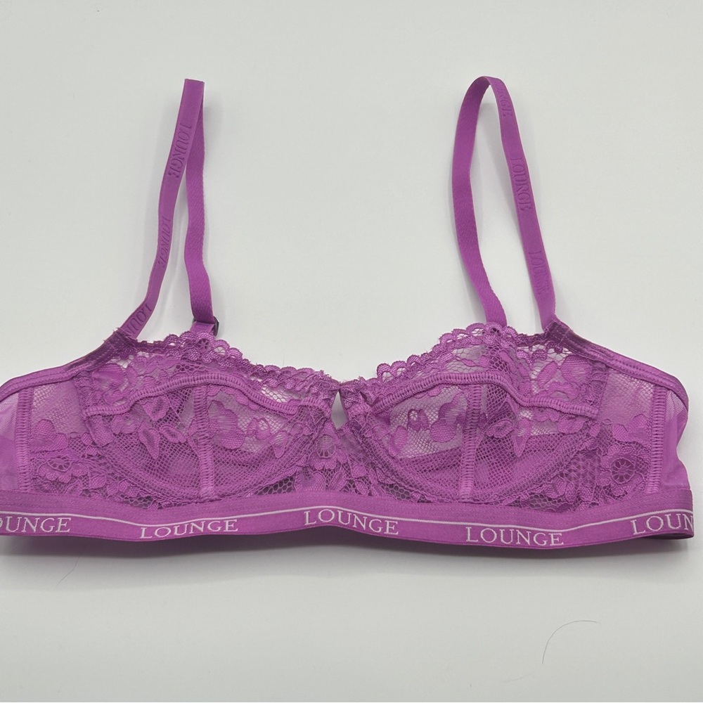 LOUNGE Lace Blossom Balcony Bra 32A